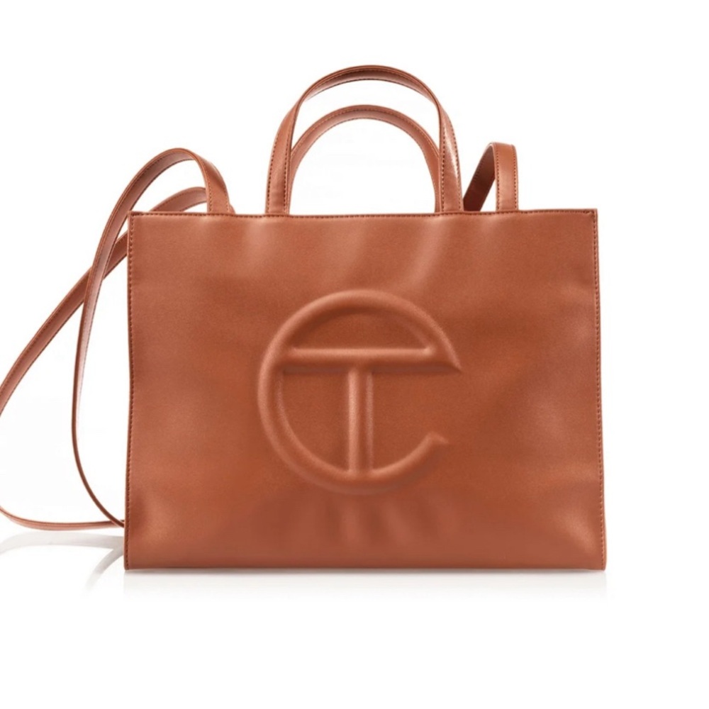 Medium Tan Telfar Shopping Bag